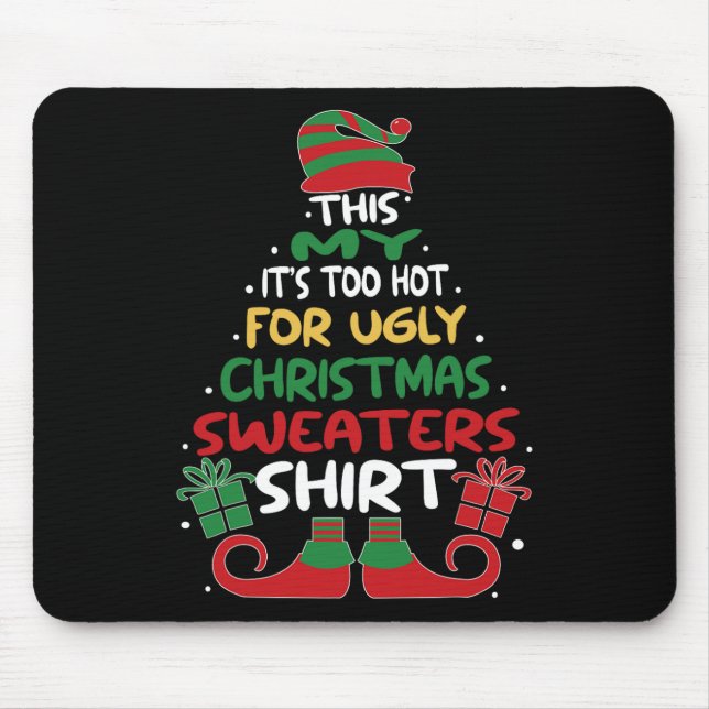 Mousepad Doadores de Natal Baratos Suadores Engraçados Home (Frente)