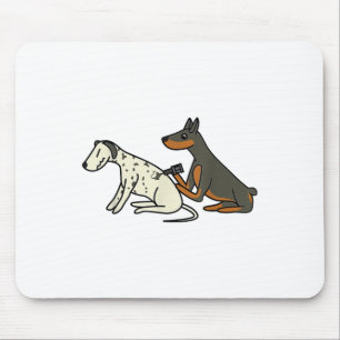 Mousepad Doberman, Moçável, Cujo Cão Dalmático Tatuando