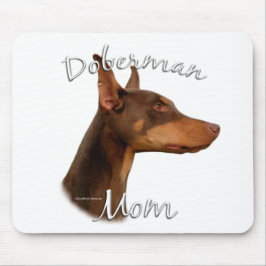 Mousepad Doberman Pinscher (vermelho) Mãe 2