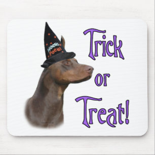 Mousepad Doberman Red Trick