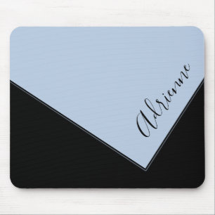 Mousepad Dobro Elegante Sobre Azul Personalizado