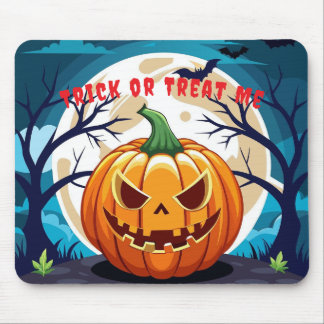 Mousepad Doce ou Travessura Abóbora Luar