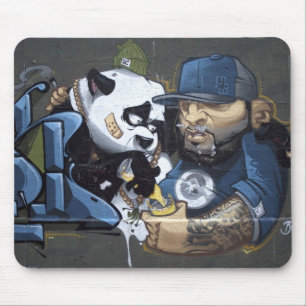 Mousepad Doce Panda Encontrou Um Amigo
