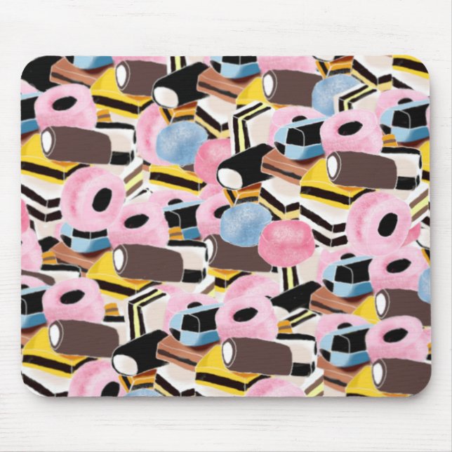 Mousepad doces do liquorice (Frente)