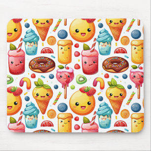 Mousepad Doces engraçados e engraçados