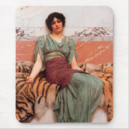 Mousepad Doces sonhos (Linda Mulher Romana na Pele de Tigre