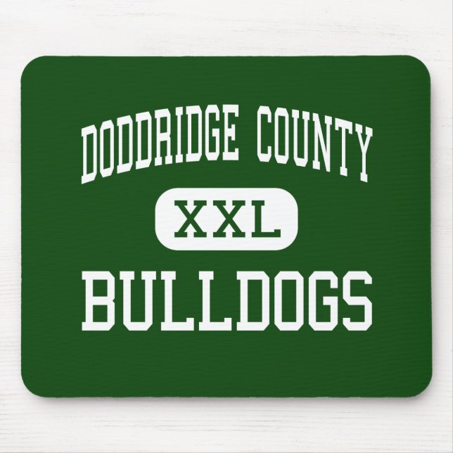 Mousepad Doddridge County - buldogues - alto - união (Frente)