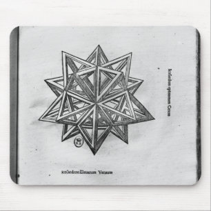 Mousepad Dodecahedron, 'de De Divina Proportione'