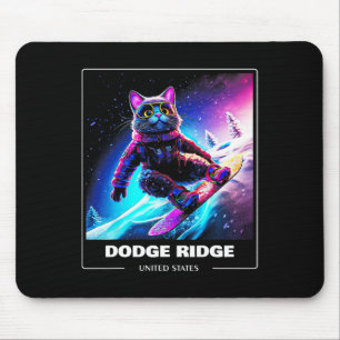 Mousepad Dodge Ridge EUA Ski Skiier