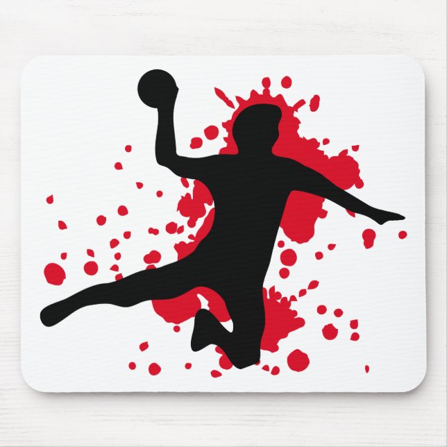 Mousepad dodgeball sangrento do handball (Frente)