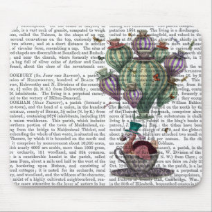 Mousepad Dodo em Teacup com Dragonflies