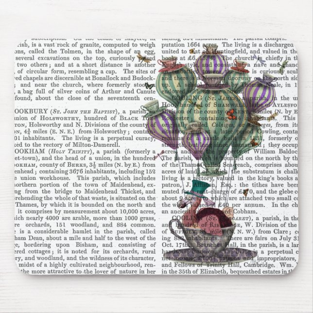 Mousepad Dodo em Teacup com Dragonflies (Frente)