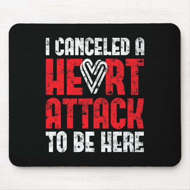 Mousepad Doença Cardíaca de Ataque Cardíaco (Frente)