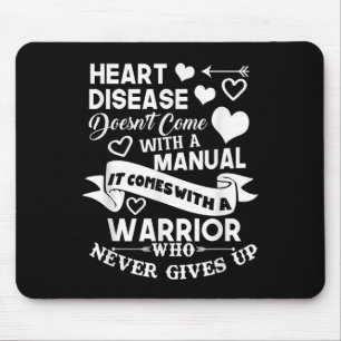 Mousepad Doença Cardíaca Não Vem Com Um Guerreiro Manual
