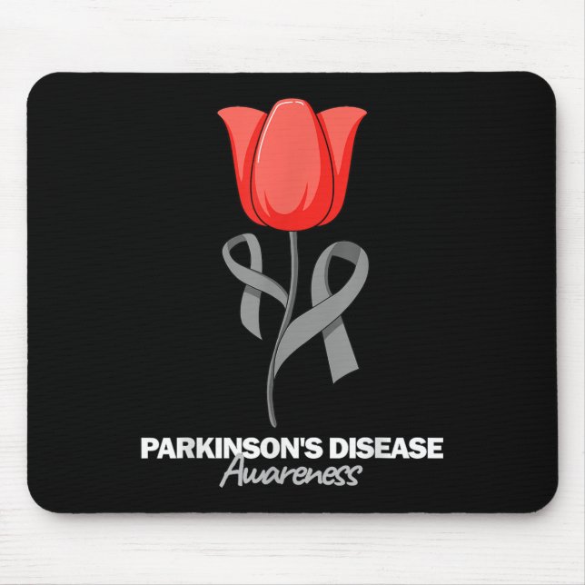 Mousepad Doença de Parkinsons Sensibilização Abril Mês Tuli (Frente)