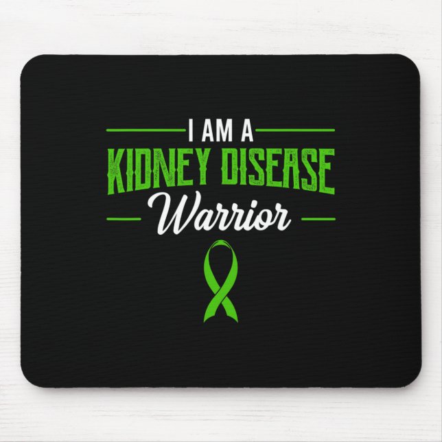 Mousepad Doença Guerreira Diálise Nefrite Orgã Doador Gre (Frente)