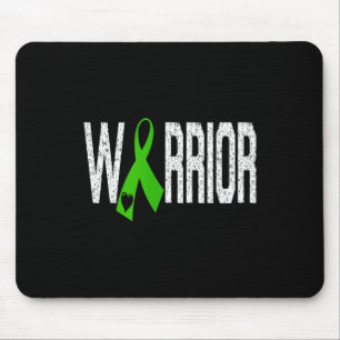 Mousepad Doença Mitocondrial Guerreiro Coração Fita Verde 