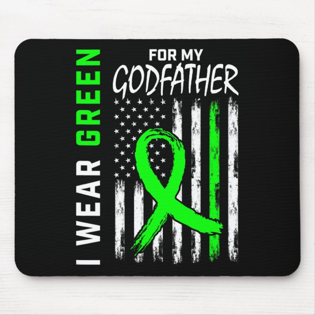 Mousepad Doença Renal Paralisia Cerebral Deus Pai Verde Pre (Frente)