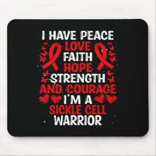Mousepad Doenças Células Falsiformes Guerreiro Paz Esperanç