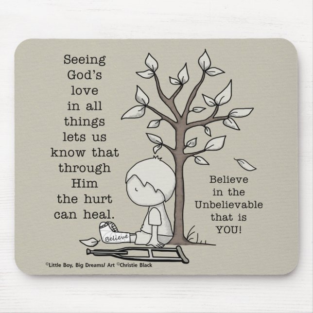 Mousepad Doenças podem curar (Frente)