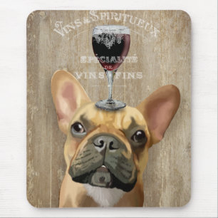Mousepad Dog Au Vin, Buldogue Francês