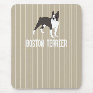 Mousepad dog-Boston Terrier