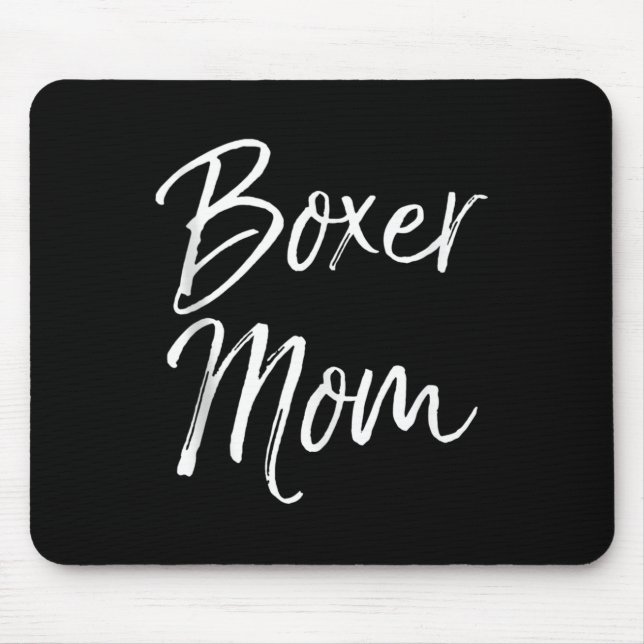 Mousepad Dog Mother Gift Boxing Mother's Day Quote Cute Box (Frente)
