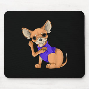 Mousepad Dog Tattoo Gift Animal Design Chihuahua