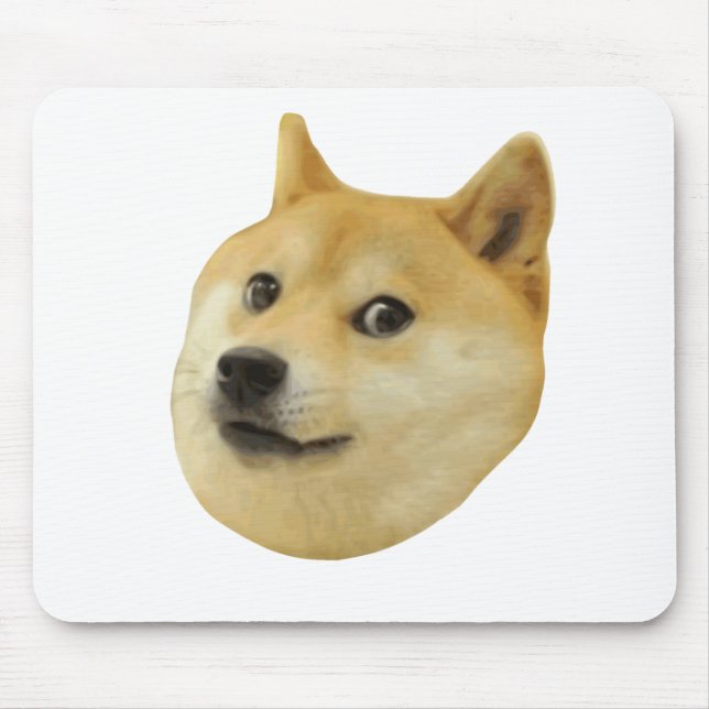 Mousepad Doge muito wow muito cão tal Shiba Shibe Inu (Frente)