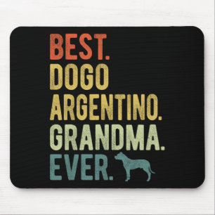 Mousepad Dogo Argentino Avó Nunca Cachorro Amava Da Mãe
