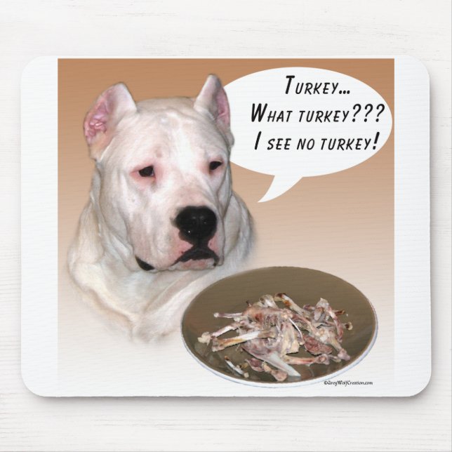 Mousepad Dogo Argentino Turquia (Frente)