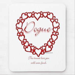 Mousepad Dogue de Bordeaux True Love