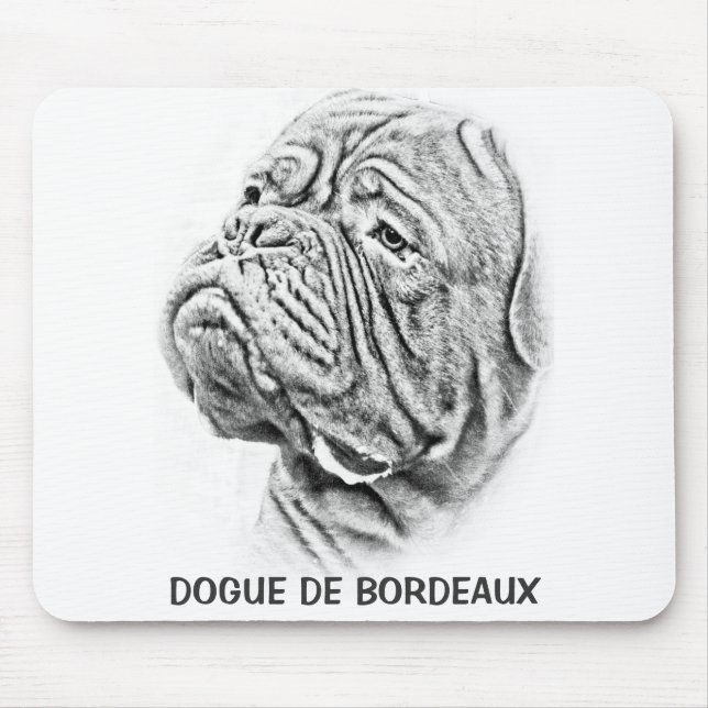 Mousepad Dogue De Bordéus - Mastiff francês (Frente)