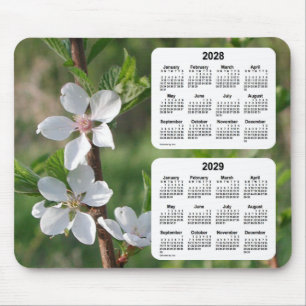 Mousepad Dogwood 2028-2029 calendário de 2 anos por Janz