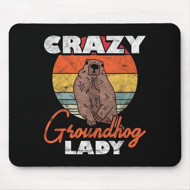 Mousepad Doida da Toupeira Louca Senhora Toupeira _2  (Frente)
