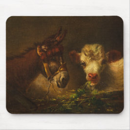 Mousepad Dois Amigos (Donkey e Lamb) (Animais de Criação)