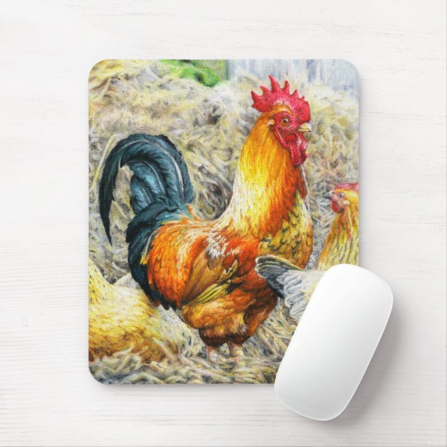 Mousepad Dois Arrastões-do-barão orgulhosos (Com mouse)