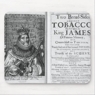 Mousepad 'Dois bordos contra o tabaco