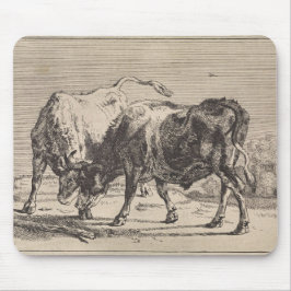 Mousepad Dois Bulls de Combate (por Paulus Potter)