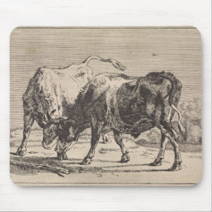 Mousepad Dois Bulls de Combate (por Paulus Potter)