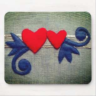 Mousepad Dois corações