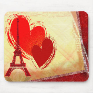 Mousepad Dois corações em Paris