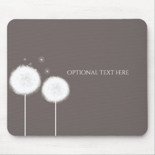 Mousepad Dois Dandelions Taupe Russo Casa