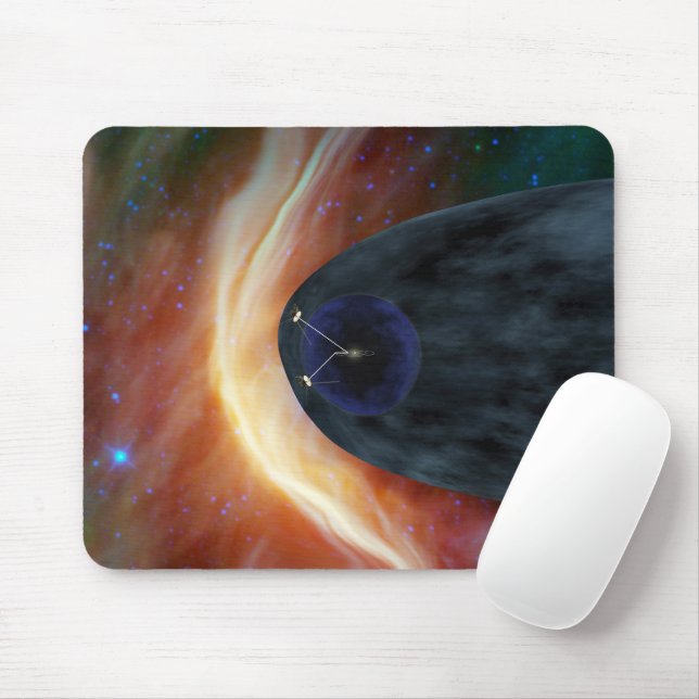 Mousepad Dois Espaçadores Voyager Explorando Espaço Turbule (Com mouse)