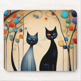 Mousepad Dois Gatos Encantadores