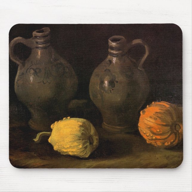 Mousepad Dois Jars e Dois Pumpkins por Vincent van Gogh (Frente)
