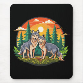 Mousepad Dois lobos