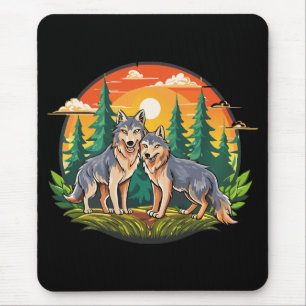 Mousepad Dois lobos