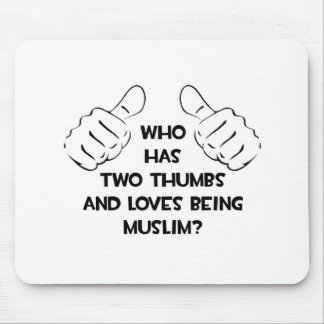 Mousepad Dois polegares. muçulmano