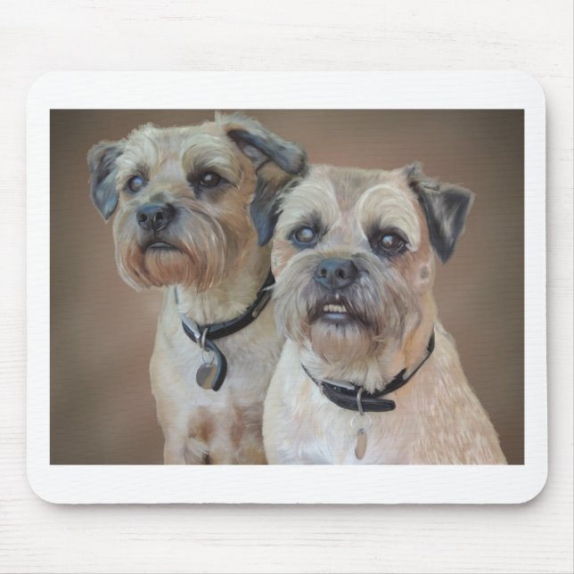 Mousepad Dois terrier de beira (Frente)